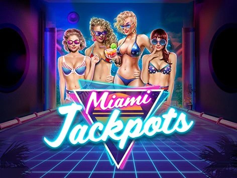 Miami Jackpots logo by Booming Games at Wikiluck