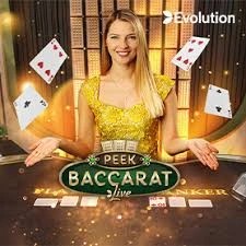 Try Peek Baccarat slot by Evolution on wikiluck-de.com – logo image