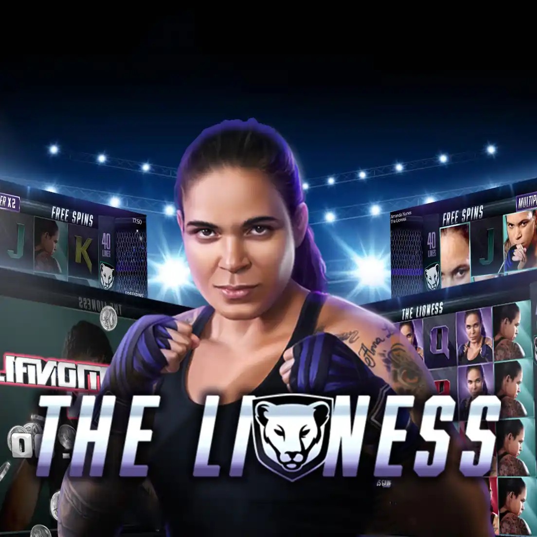 The Lioness slot logo by MGA Games at Wikiluck